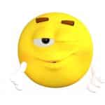 emoticon wink sketa digital